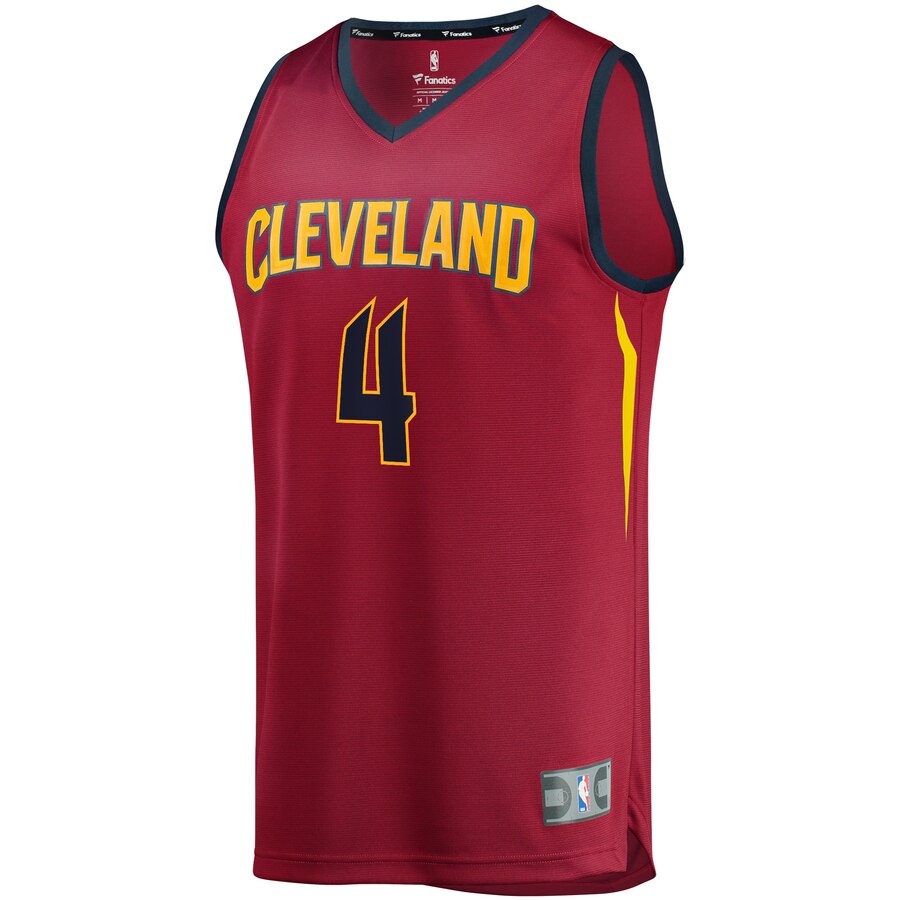 Alternative view of Kevin Porter Jr. Cleveland Cavaliers Fanatics Branded Youth Fast Break Replica Jersey Wine - Icon Edition