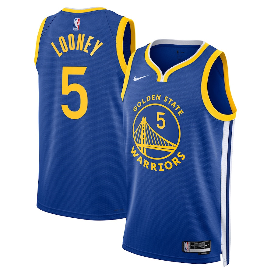 Kevon Looney 5 Golden State Warriors Unisex Swingman Jersey - Icon Edition - Royal - JS840 