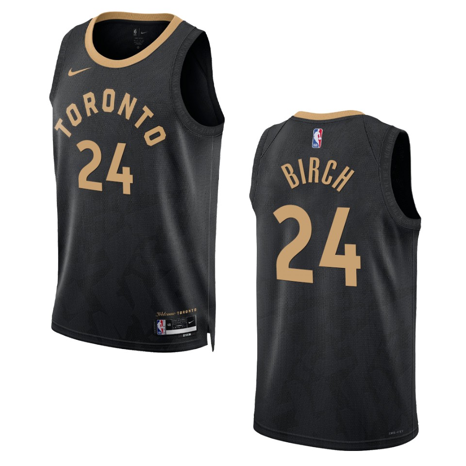 Khem Birch Black City Edition 2022-23 Toronto Raptors Swingman Jersey