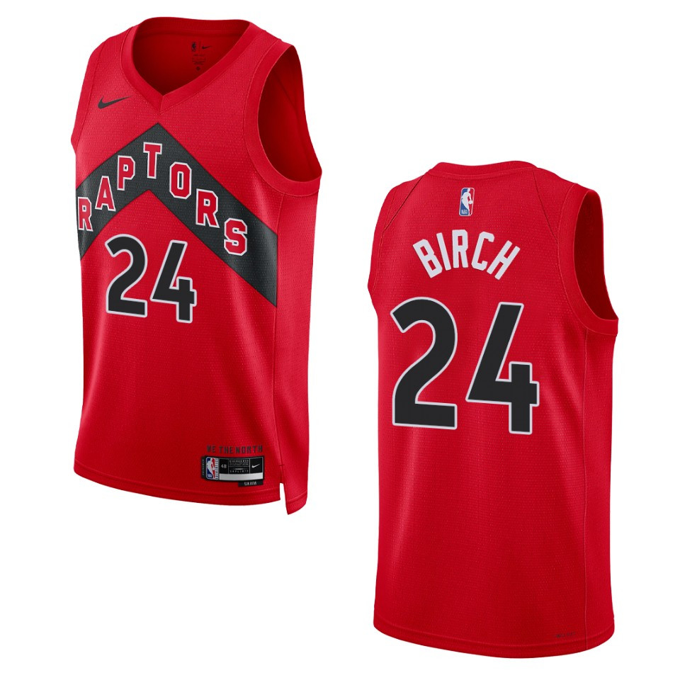 Khem Birch Red Icon Edition 2022-23 Toronto Raptors Swingman Jersey