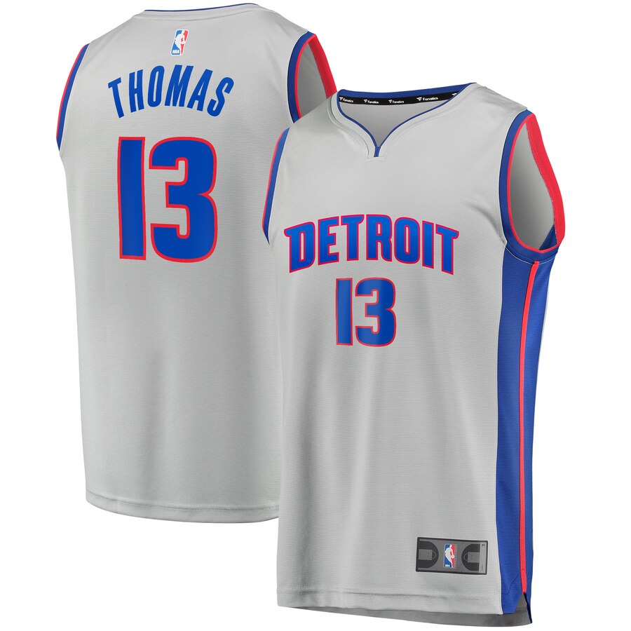 Khyri Thomas Detroit Pistons Fanatics Branded Youth Fast Break Replica Player Jersey - Statement Edition - Gray