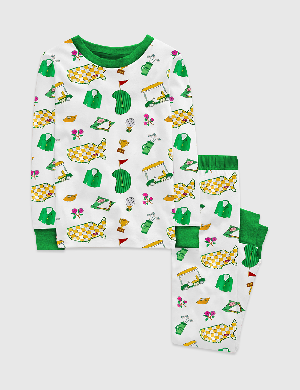 Kid's Golf Long Sleeve Pajama Set