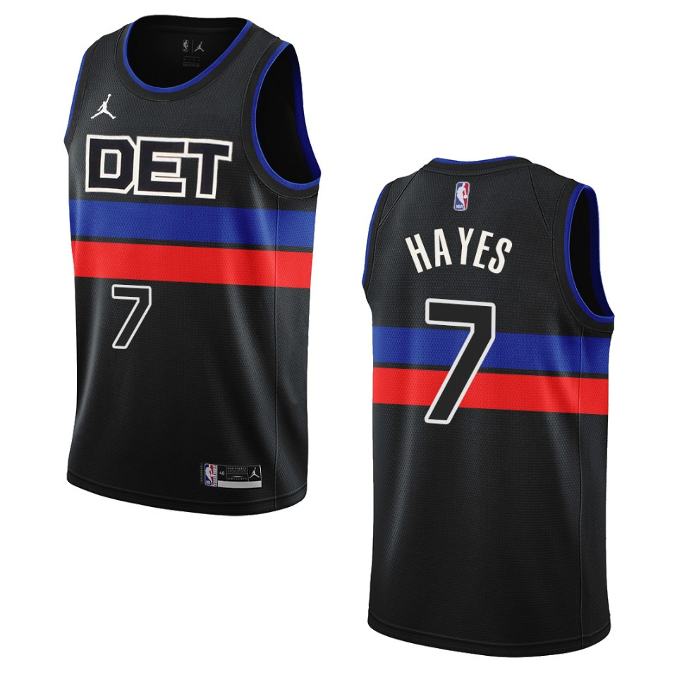 Killian Hayes Black Statement Edition 2022-23 Detroit Pistons Swingman Jersey