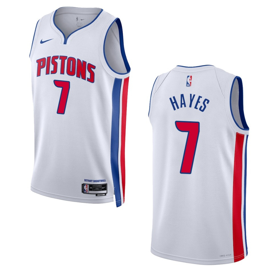 Killian Hayes White Association Edition 2022-23 Detroit Pistons Swingman Jersey