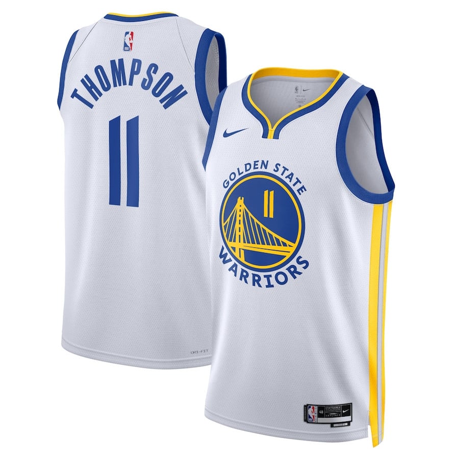 Klay Thompson 11 Golden State Warriors Unisex Swingman Jersey - Association Edition - White - JS639 