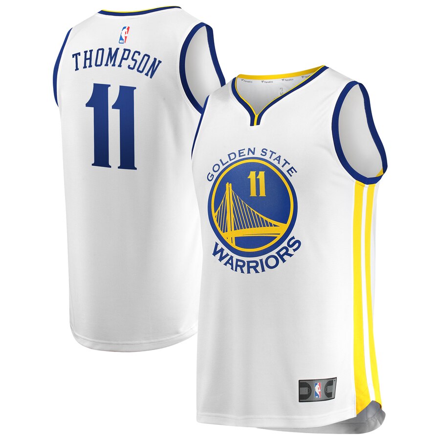 Klay Thompson Golden State Warriors Fanatics Branded Fast Break Player Replica Jersey - Association Edition - White