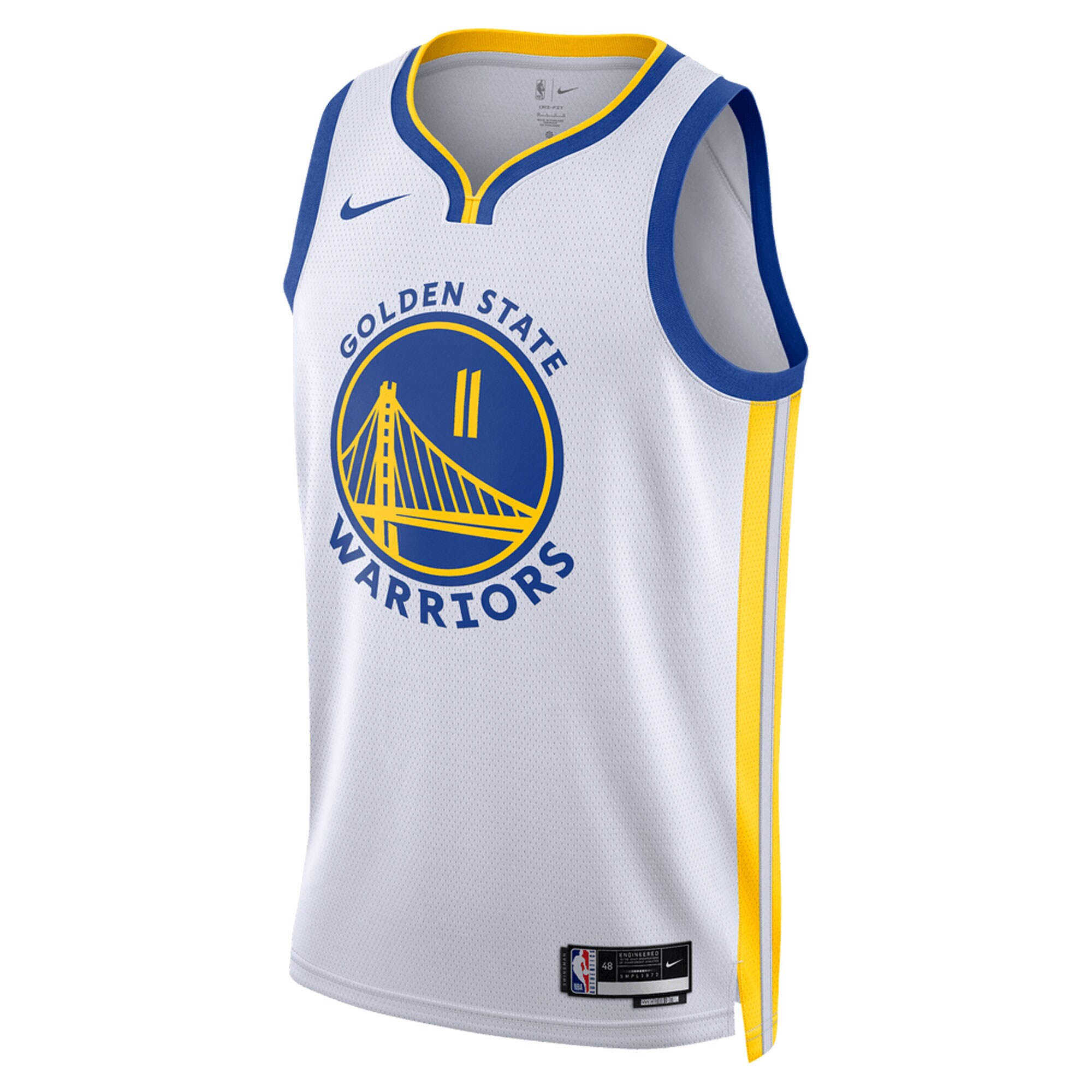 Alternative view of Klay Thompson Golden State Warriors Unisex Swingman Jersey - Association Edition - White