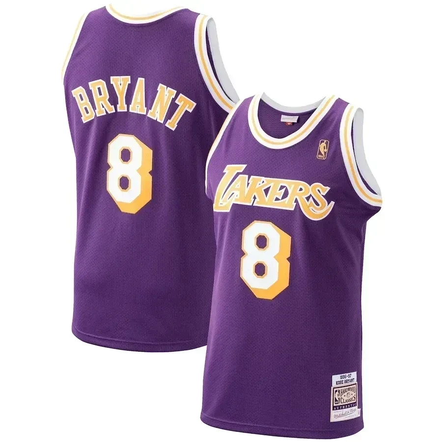 Kobe Bryant Los Angeles Lakers Mitchell & Ness 1996-97 Hardwood Classics Player Jersey - Purple - JS588 