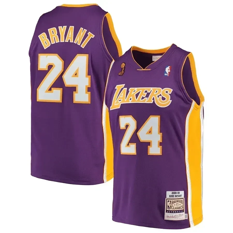 Kobe Bryant Los Angeles Lakers Mitchell & Ness 2008-09 Hardwood Classics Jersey - Purple - JS298 