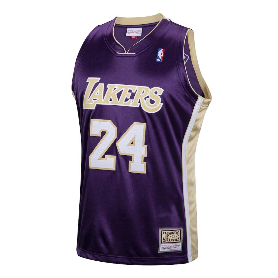 Alternative view of Kobe Bryant Los Angeles Lakers Mitchell & Ness Hall Of Fame Class Of 2020 #24 Hardwood Classics Jersey - Purple