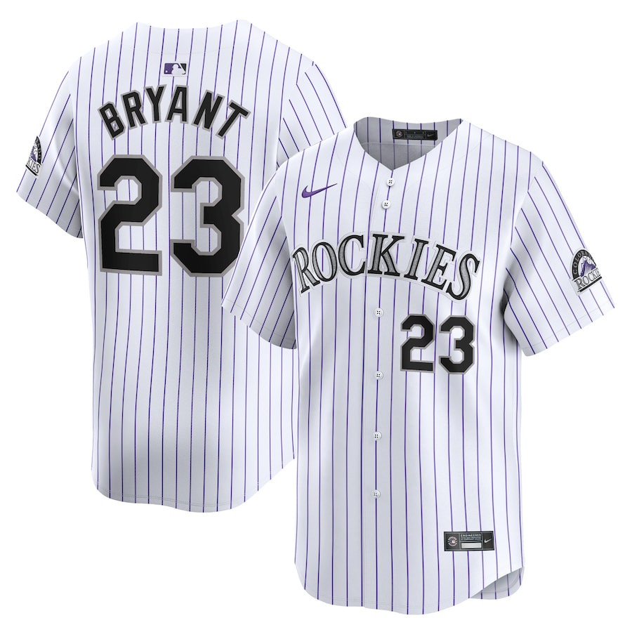 Kris Bryant 23 Colorado Rockies Home Limited Player Men Jersey - White