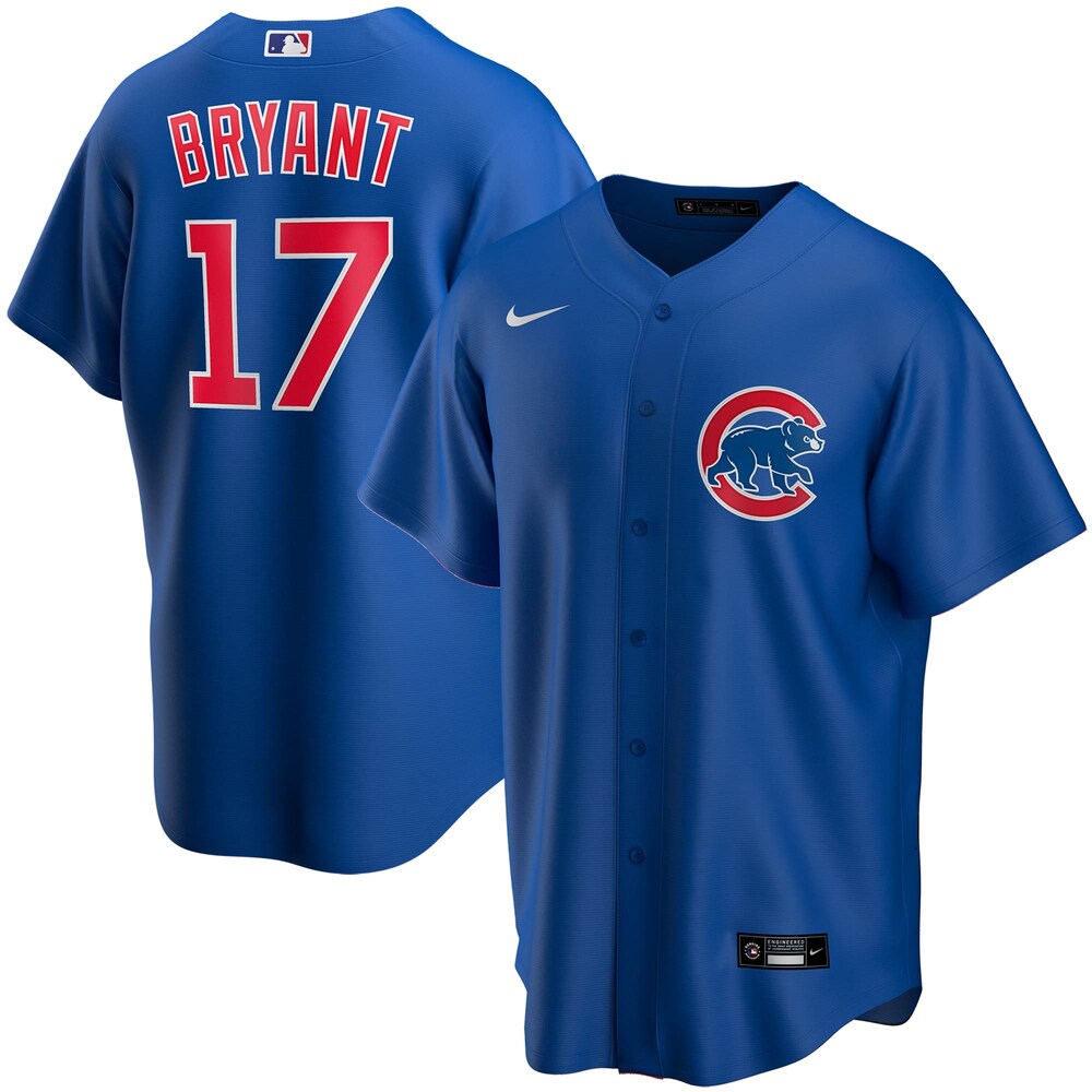 Kris Bryant Chicago Cubs Alternate 2020 Player Jersey - Royal