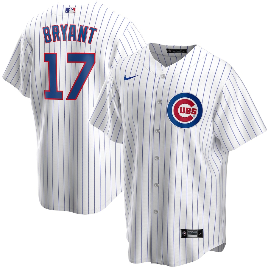 Kris Bryant Chicago Cubs Home 2020 Replica Player Jersey ÃƒÂ¢Ã¢â€šÂ¬Ã¢â‚¬Å“ White