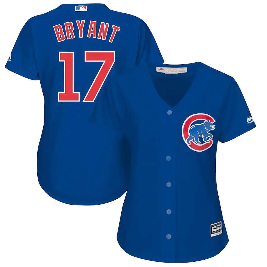 Kris Bryant Chicago Cubs Majestic Women's Plus Size Alternate Cool Base Player Jersey - Royal