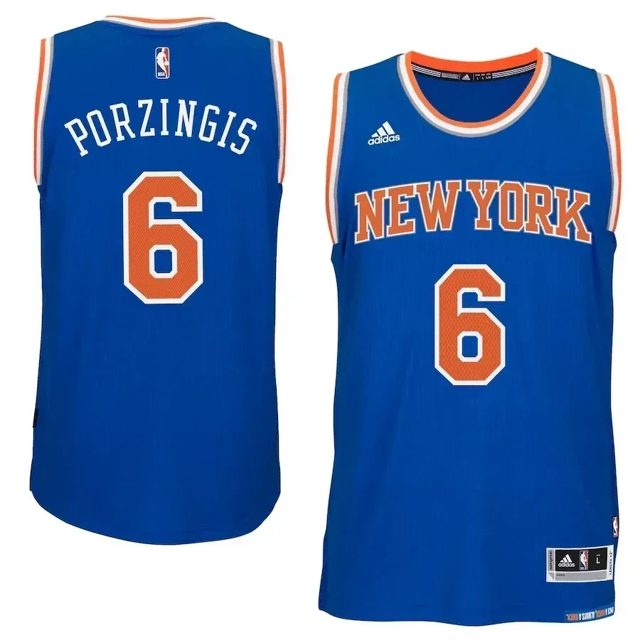 Kristaps Porzingis New York Knicks Swingman Jersey - Royal - JS353 