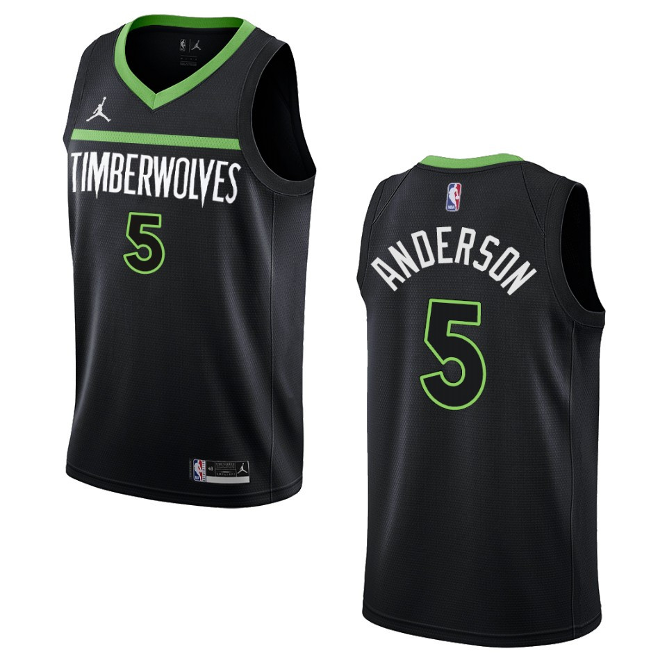 Kyle Anderson Black Statement Edition 2022-23 Minnesota Timberwolves Swingman Jersey
