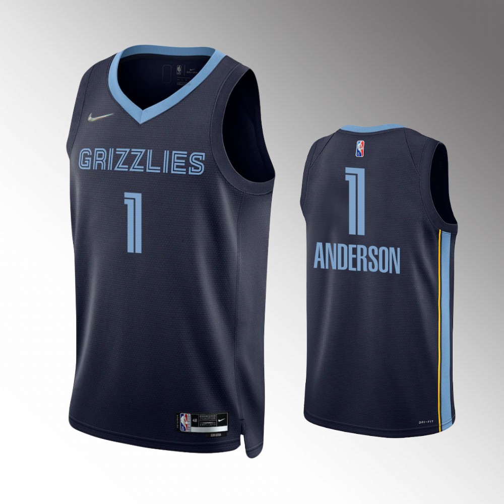 Kyle Anderson Memphis Grizzlies Icon Edition Navy Swingman Jersey 21-22