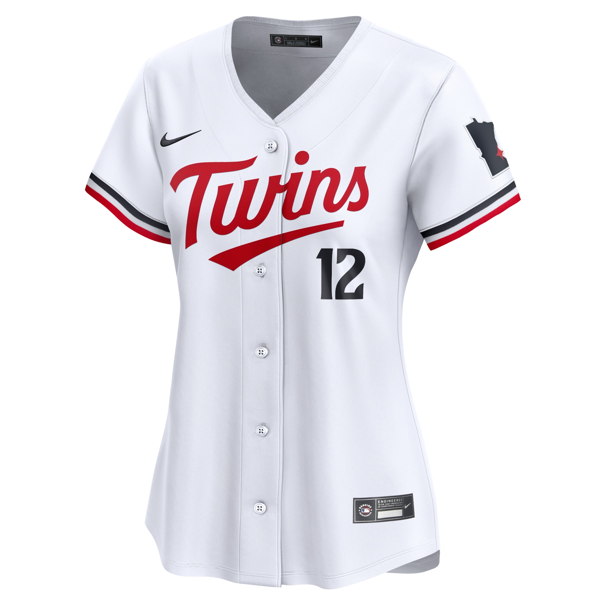 Alternative view of Kyle Farmer Minnesota Twins Women's Home Limited Player Jersey - White