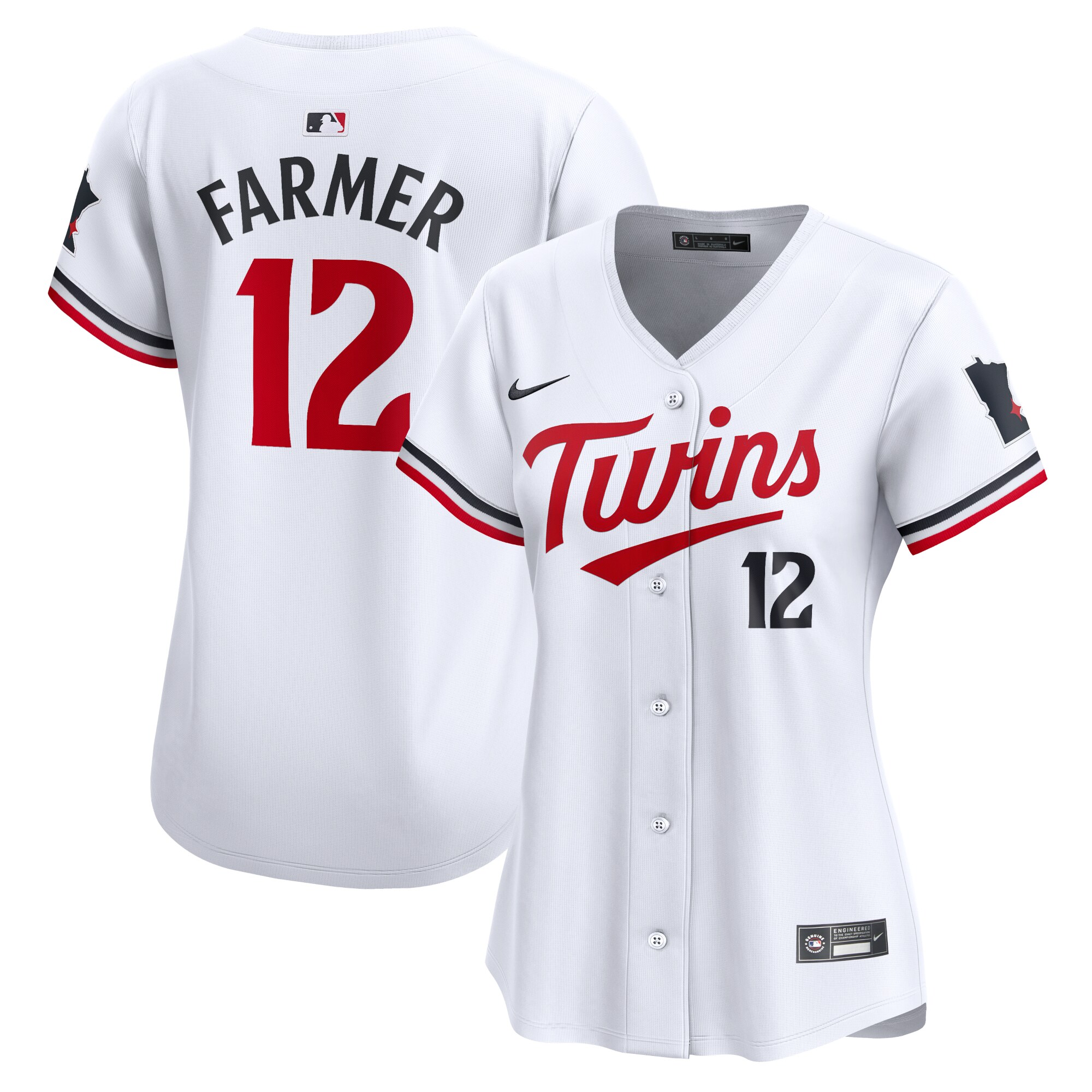 Kyle Farmer Minnesota Twins Women's Home Limited Player Jersey - White