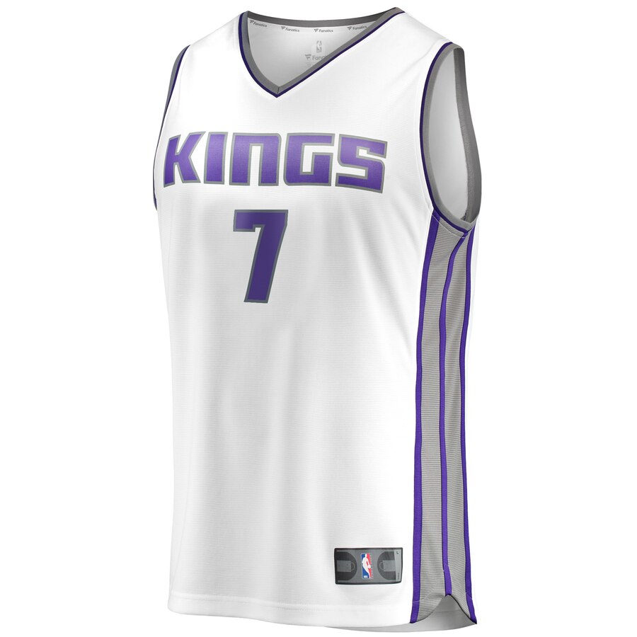 Alternative view of Kyle Guy Sacramento Kings Fanatics Branded Fast Break Replica Player Jersey White - Association Edition