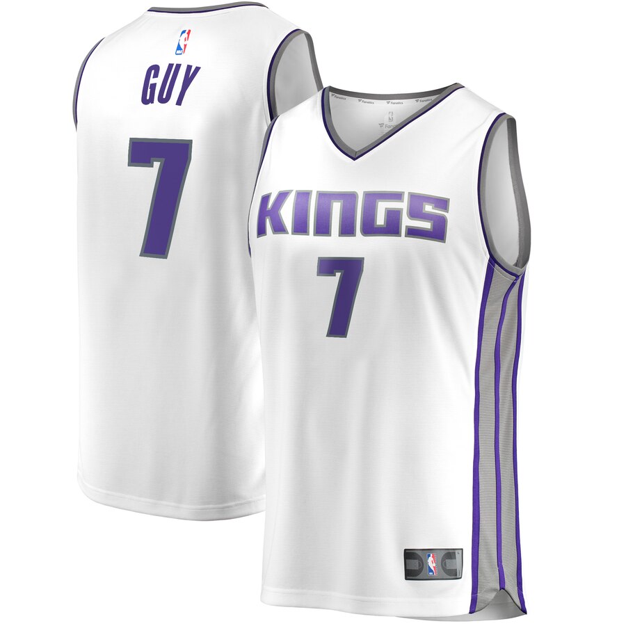 Kyle Guy Sacramento Kings Fanatics Branded Fast Break Replica Player Jersey White - Association Edition