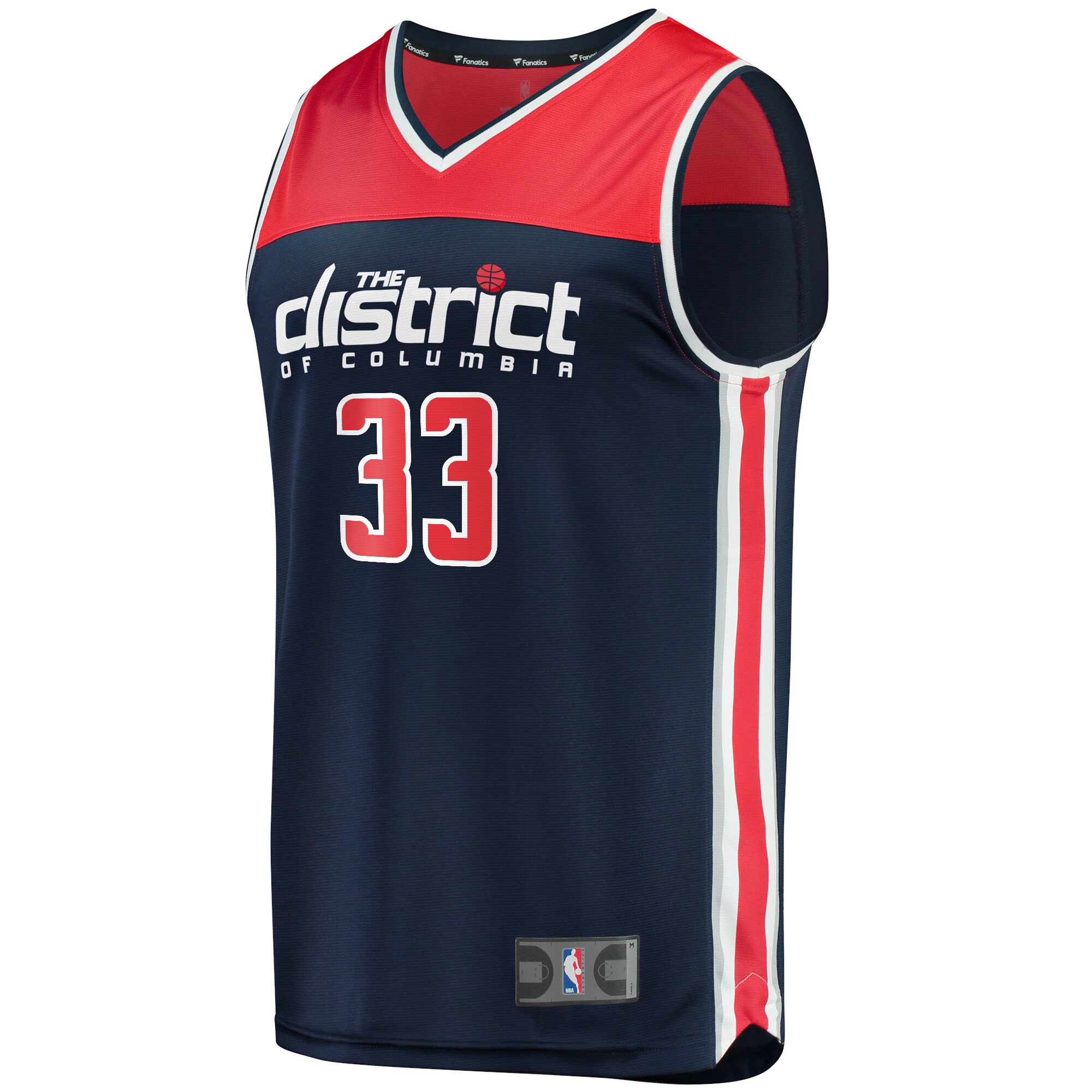 Alternative view of Kyle Kuzma Washington Wizards Fanatics Fast Break Replica Player Jersey - Statement Edition - Navy