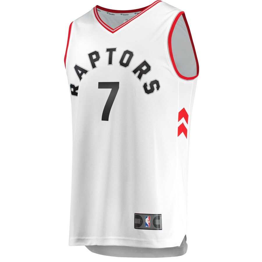 Alternative view of Kyle Lowry Toronto Raptors Fanatics Branded Youth Fast Break Replica Player Jersey - Association Edition - White