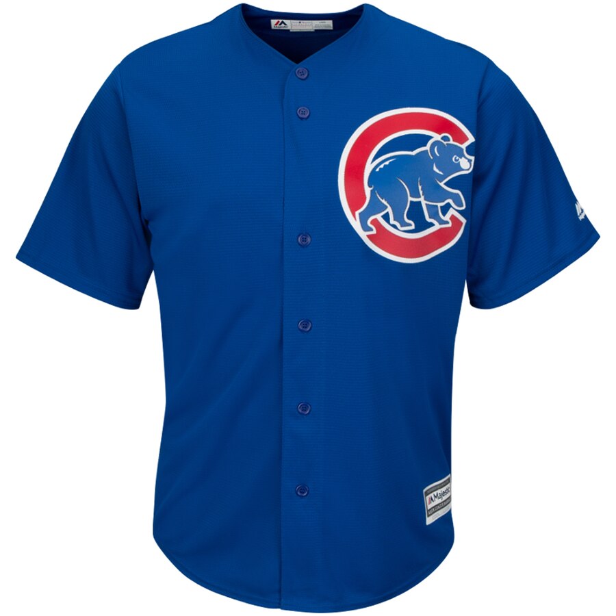 Alternative view of Kyle Schwarber Chicago Cubs Majestic Official Cool Base Player Jersey - Royal