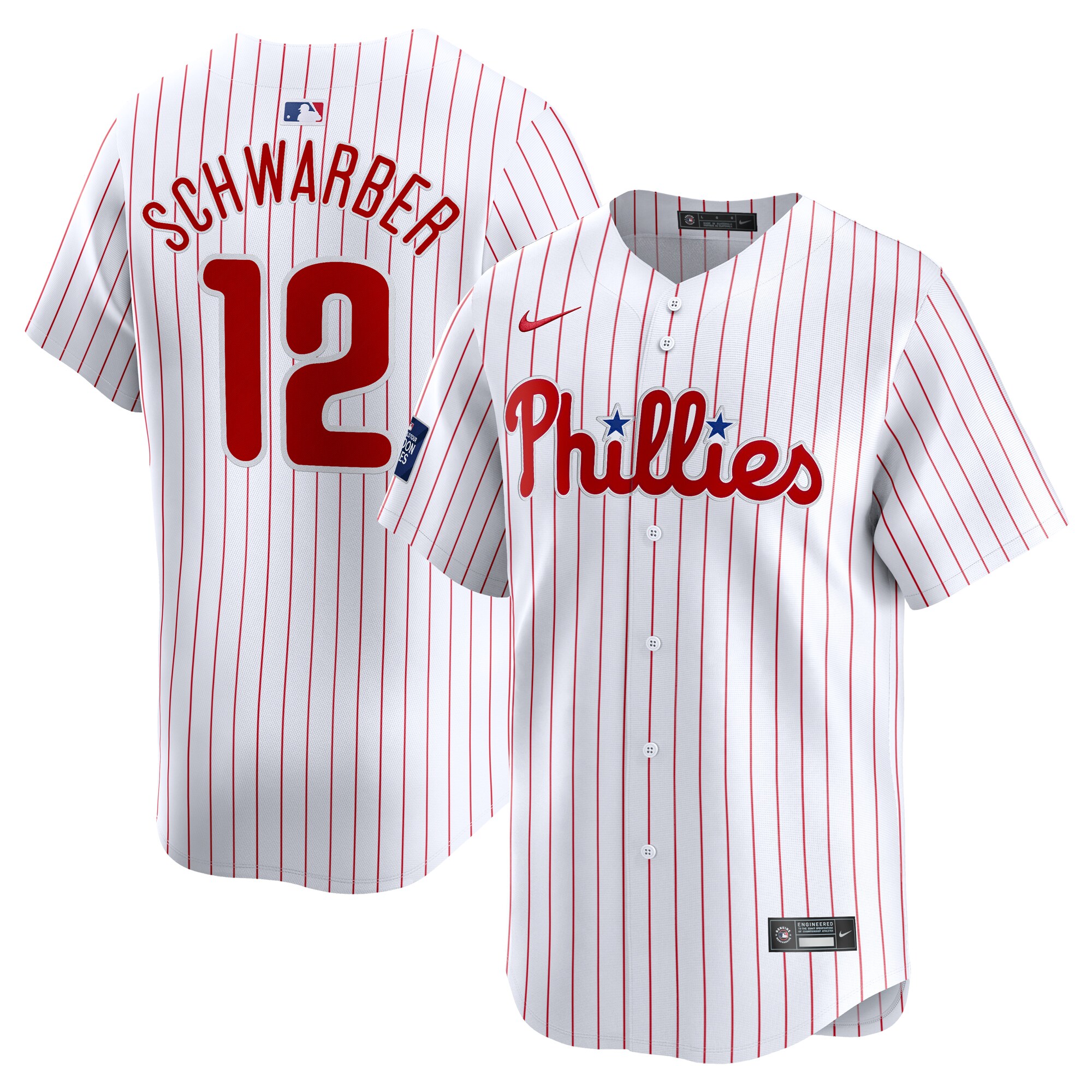 Kyle Schwarber Philadelphia Phillies 2024 Mlb World Tour London Series Home Limited Player Jersey - White