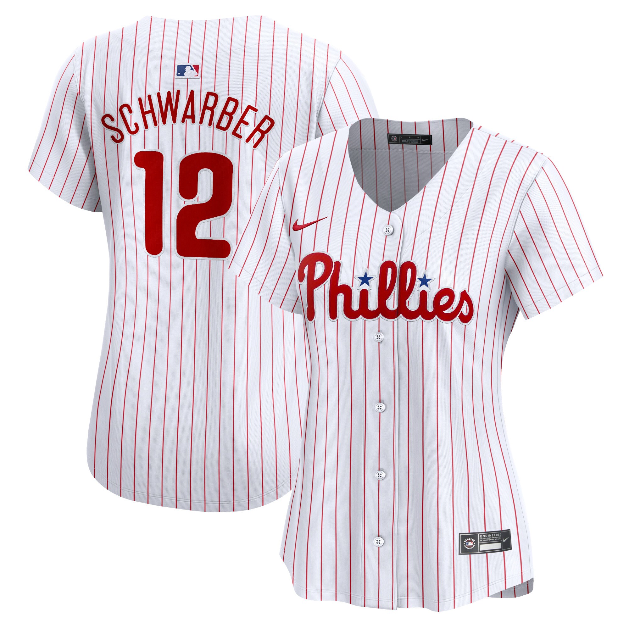 Kyle Schwarber Philadelphia Phillies Women's Home Limited Player Jersey - White
