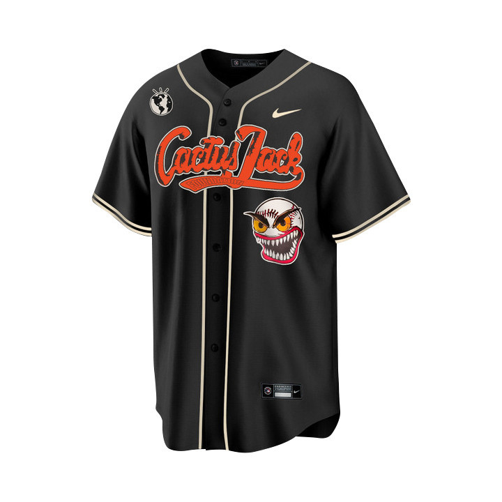 Alternative view of Kyle Tucker 30 Houston Astros Cactus Jack Men Jersey - Black