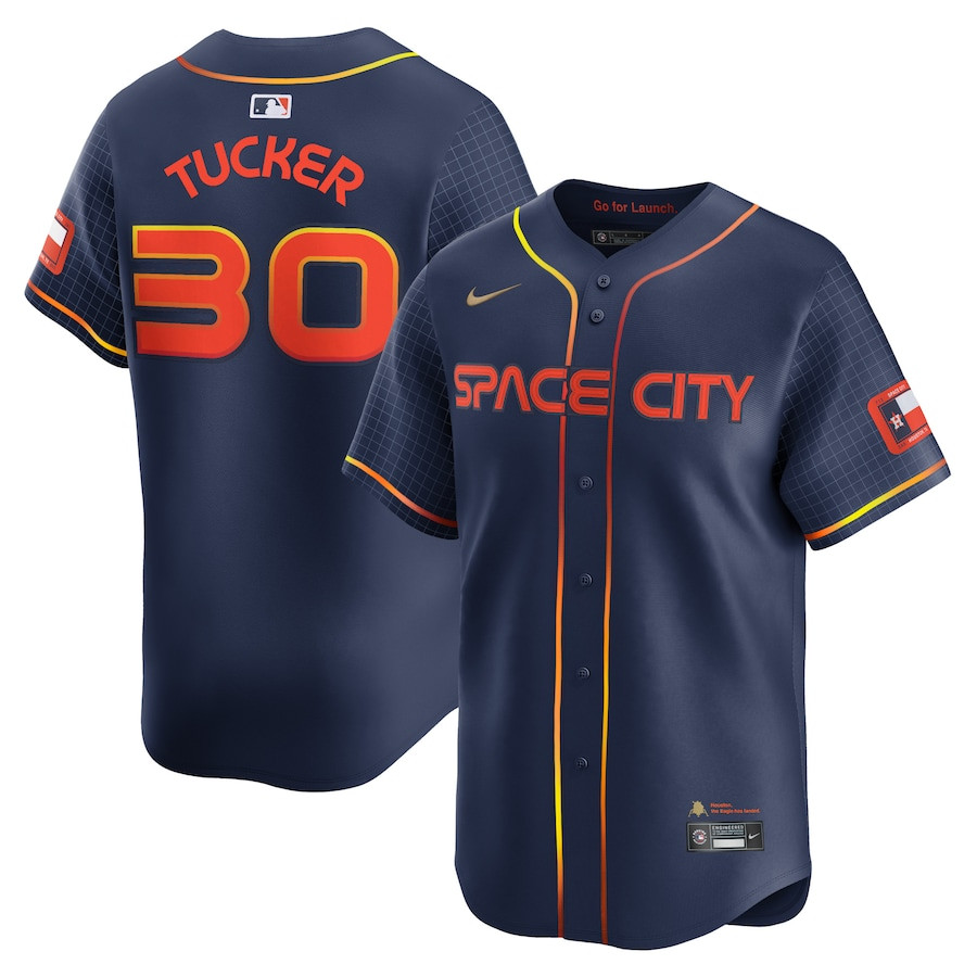 Kyle Tucker 30 Houston Astros City Connect Limited Men Jersey - Navy 