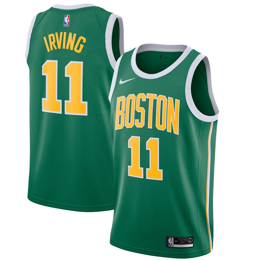 Kyrie Irving Boston Celtics 2018/19 Swingman Jersey Green - Earned Edition