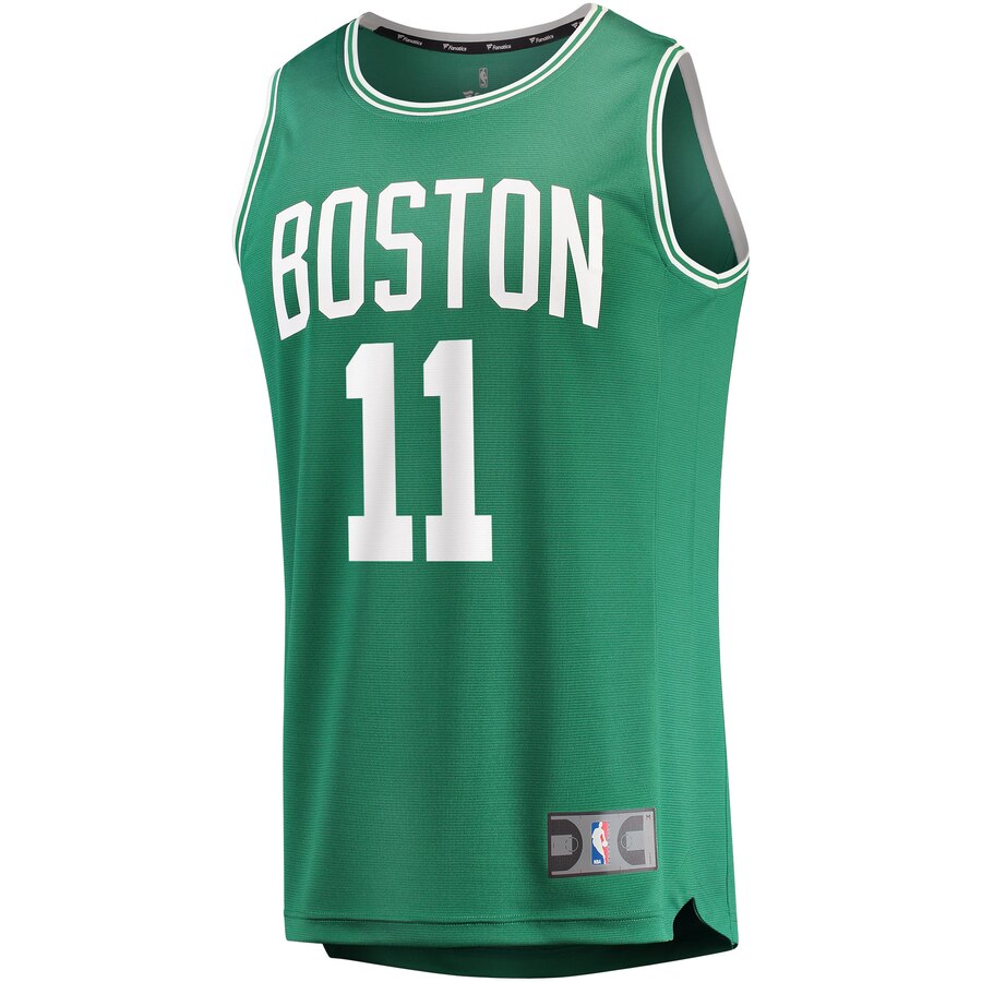 Alternative view of Kyrie Irving Boston Celtics Fanatics Branded Youth Fast Break Replica Jersey Green - Icon Edition