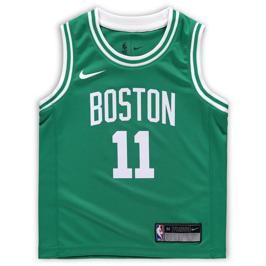 Alternative view of Kyrie Irving Boston Celtics Preschool Replica Jersey Kelly Green - Icon Edition