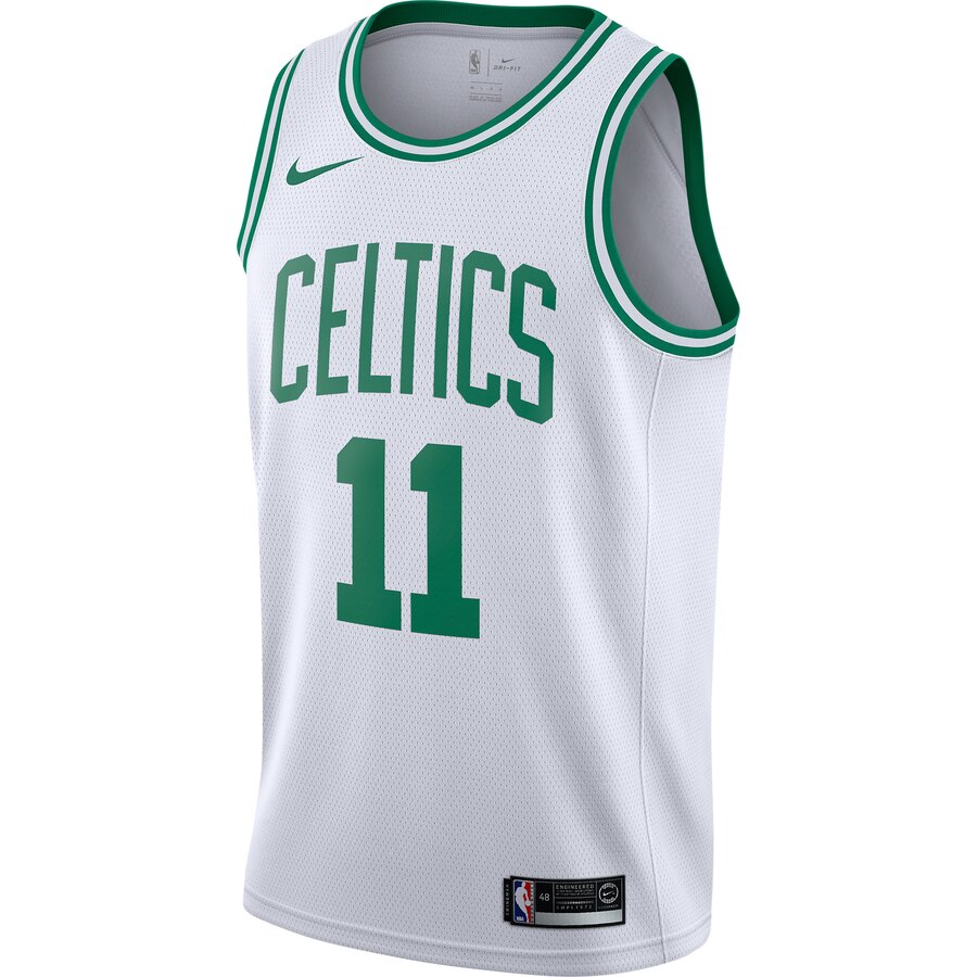 Alternative view of Kyrie Irving Boston Celtics Replica Swingman Jersey - Association Edition - White