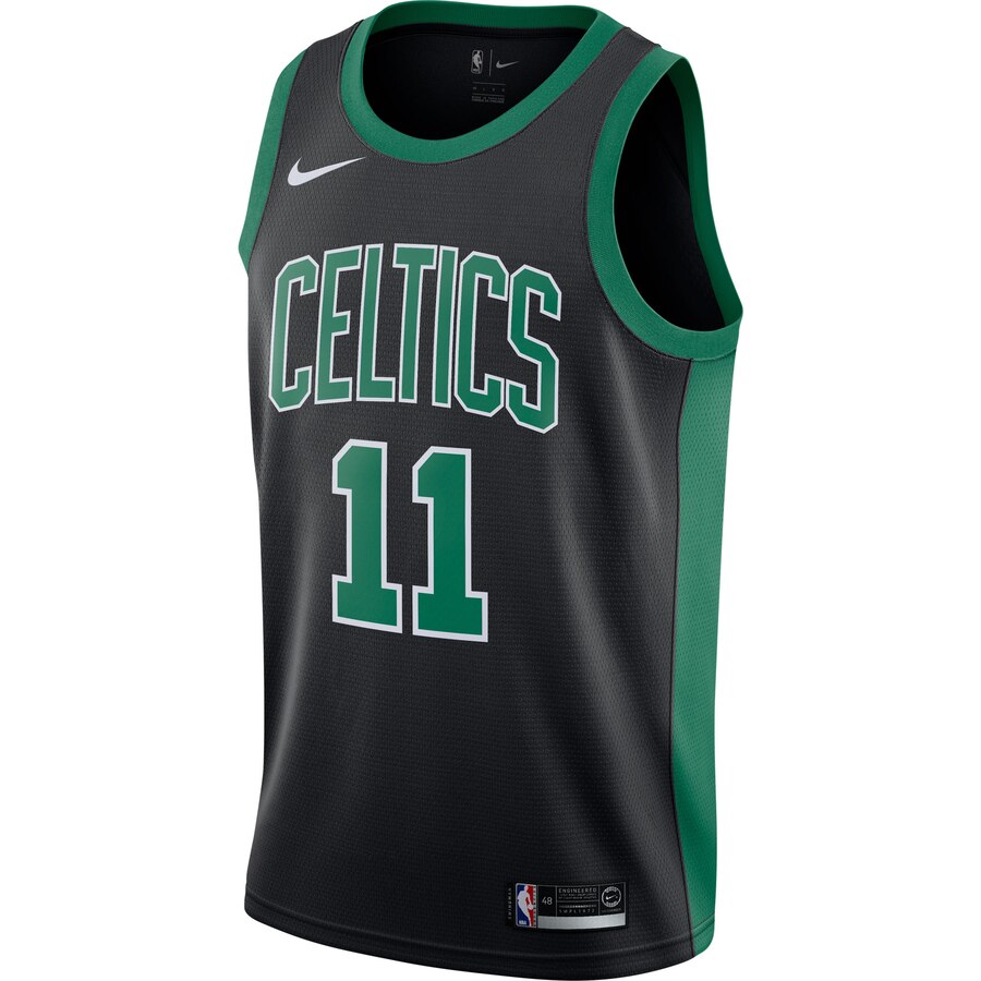 Alternative view of Kyrie Irving Boston Celtics Swingman Jersey - Statement Edition - Black