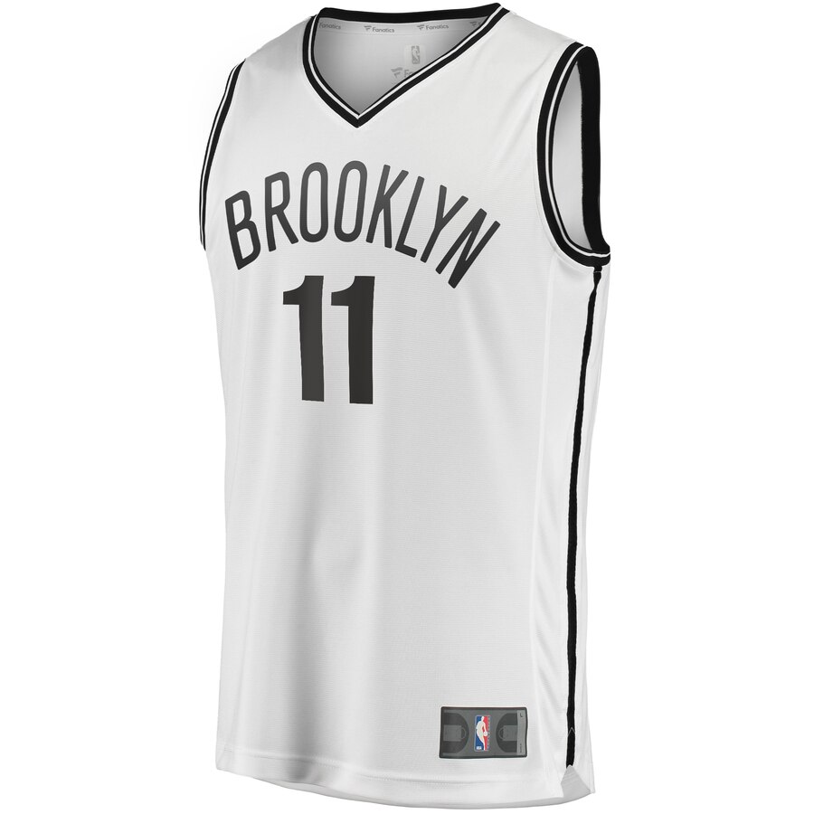 Alternative view of Kyrie Irving Brooklyn Nets Fanatics Branded 2019 Fast Break Player Movement Jersey – Icon Edition – White