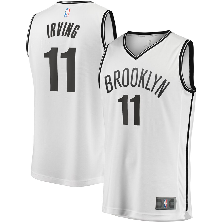 Kyrie Irving Brooklyn Nets Fanatics Branded 2019 Fast Break Player Movement Jersey – Icon Edition – White
