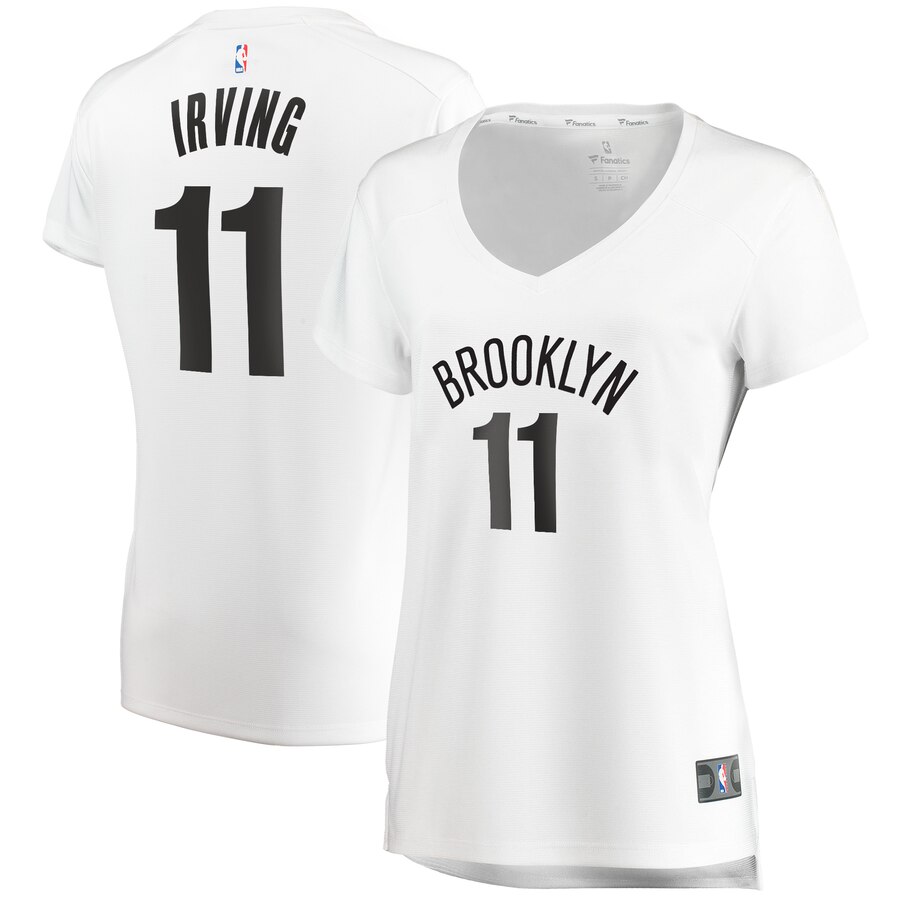 Kyrie Irving Brooklyn Nets Fanatics Branded Women's Fast Break Player Jersey - Association Edition - White