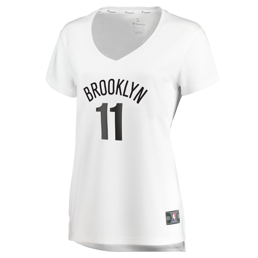 Alternative view of Kyrie Irving Brooklyn Nets Fanatics Branded Women's Fast Break Player Jersey - Association Edition - White