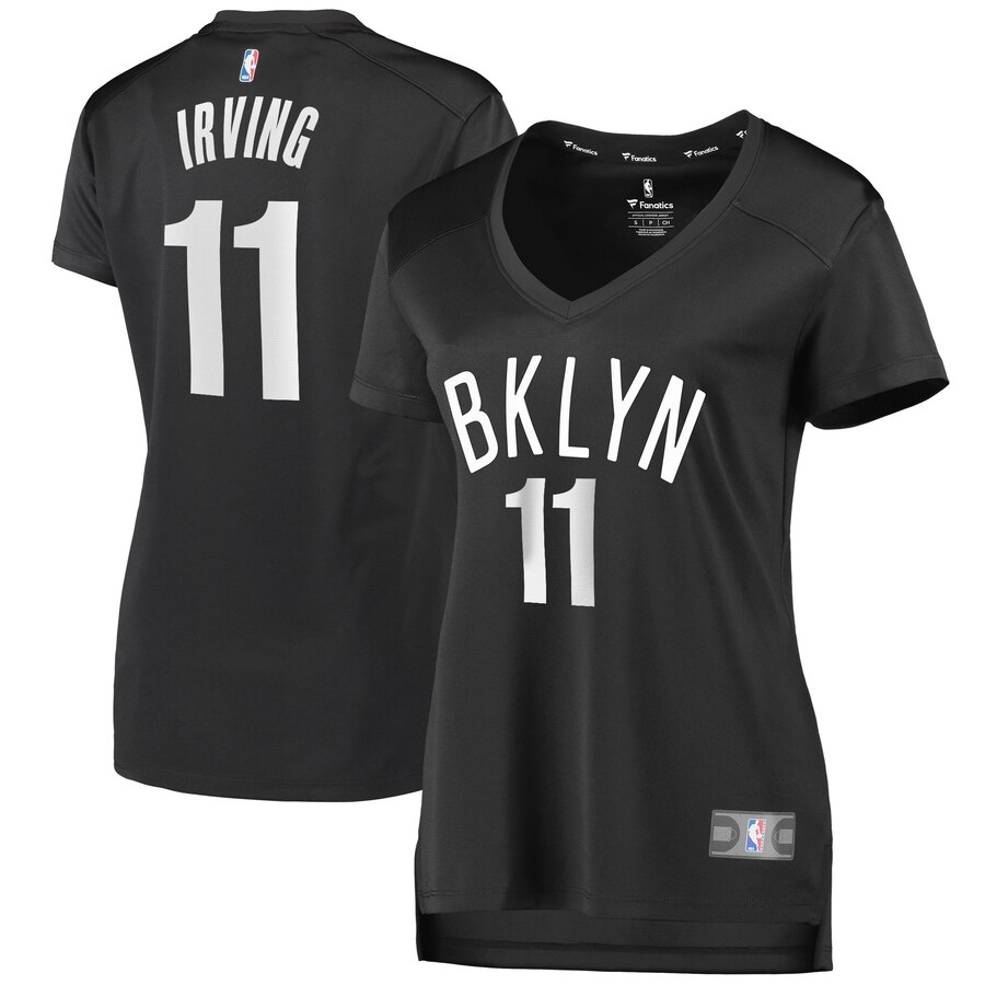 Kyrie Irving Brooklyn Nets Fanatics Branded Women’s Fast Break Player Jersey – Statement Edition – Charcoal