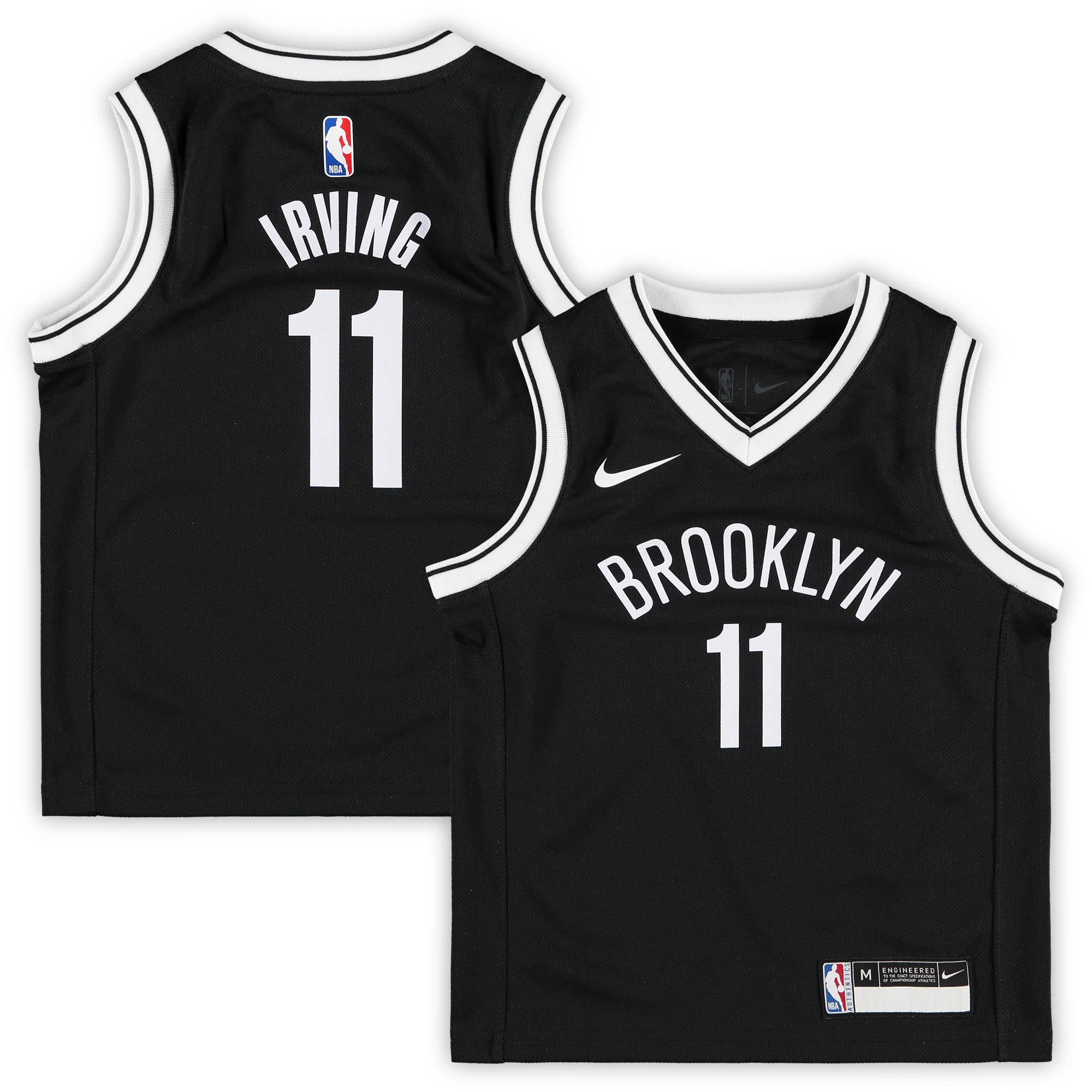 Kyrie Irving Brooklyn Nets Preschool 2019/20 Jersey - Black - Icon Edition