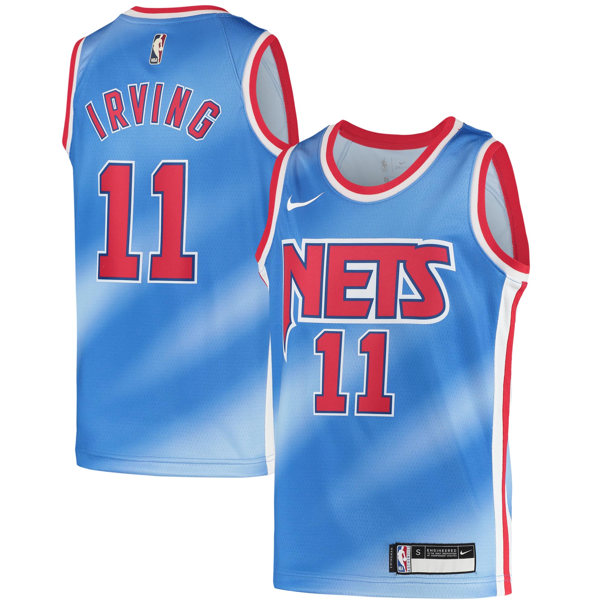 Kyrie Irving Brooklyn Nets Youth 2020/21 Jersey - Classic Edition - Light Blue