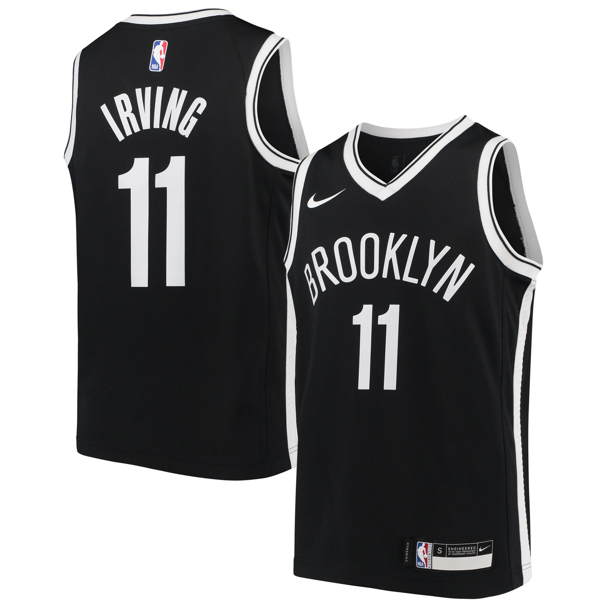Kyrie Irving Brooklyn Nets Youth Swingman Jersey - Icon Edition - Black