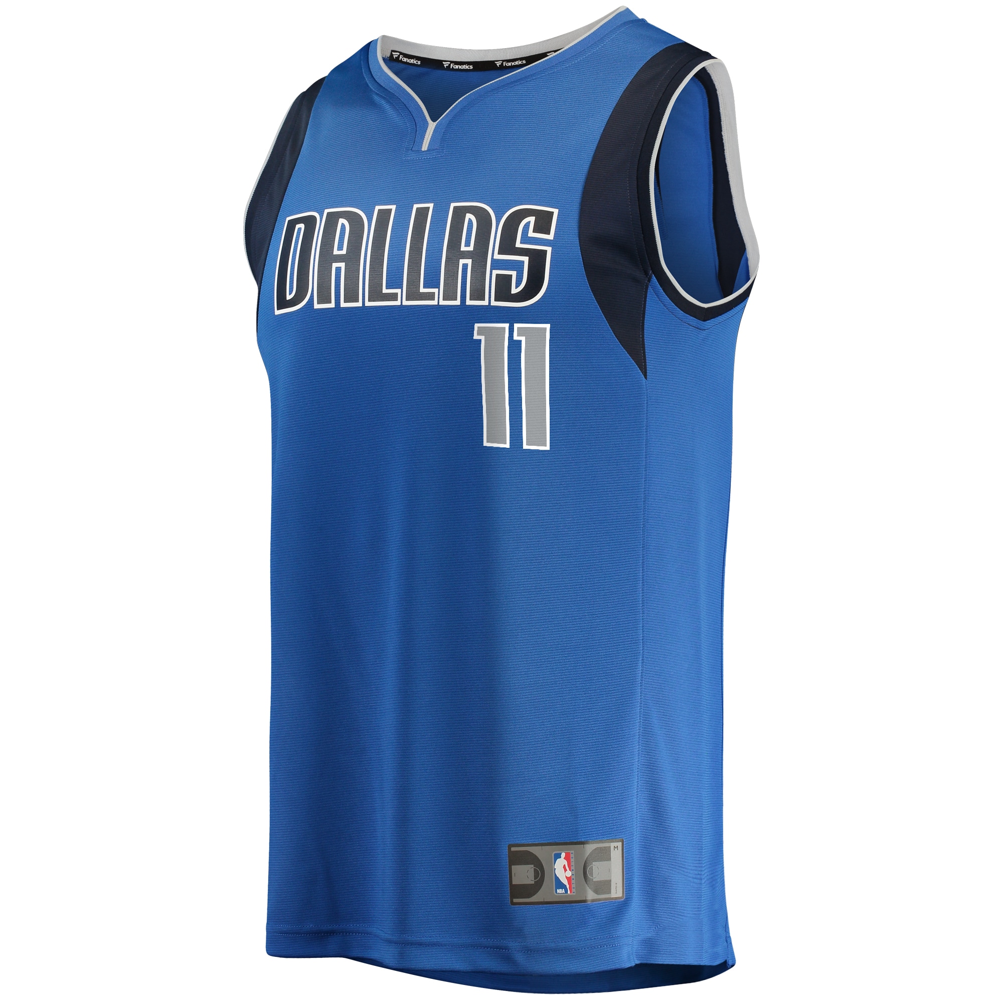 Alternative view of Kyrie Irving Dallas Mavericks Fanatics Fast Break Replica Player Jersey - Icon Edition - Blue