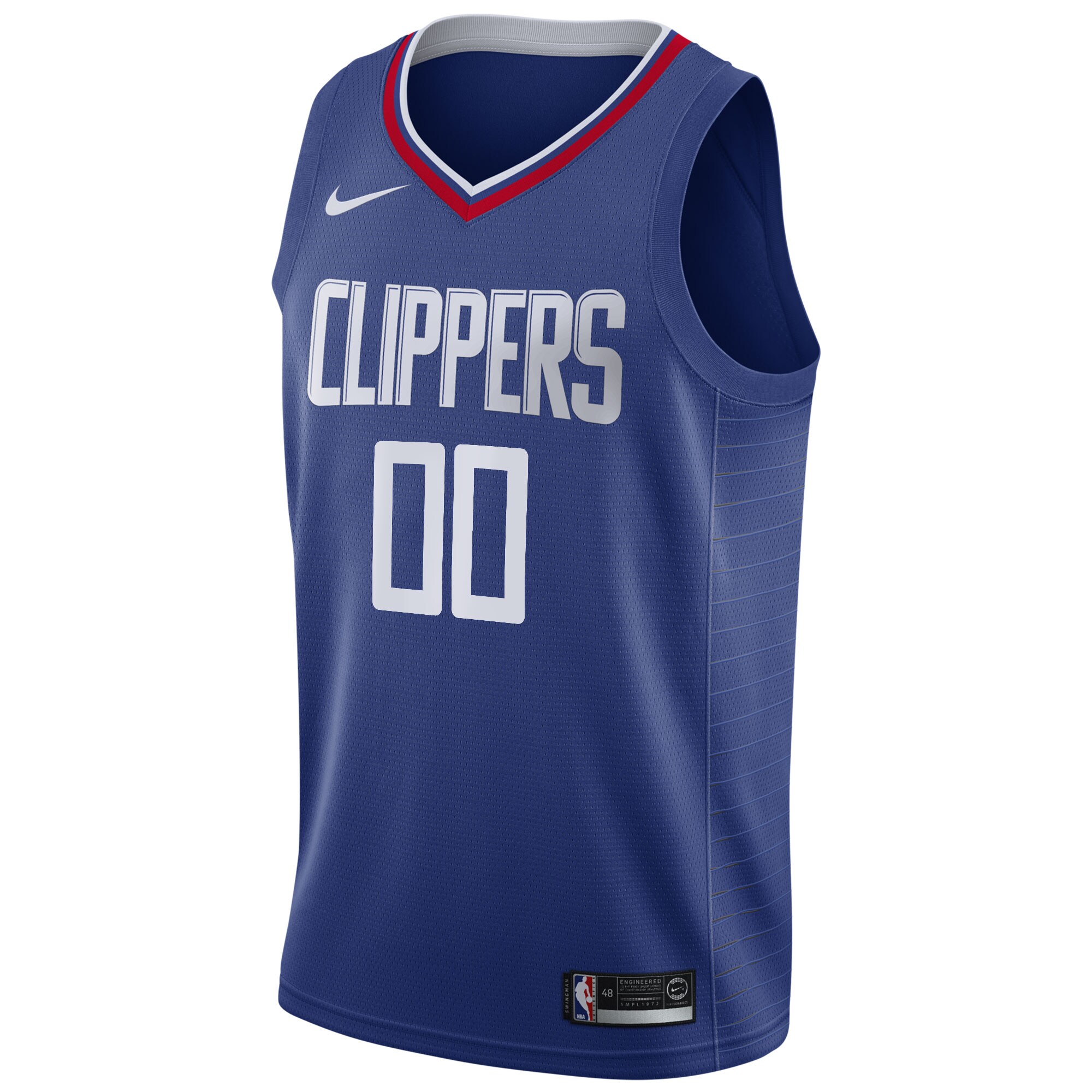 Alternative view of La Clippers 2020/21 Swingman Custom Jersey - Icon Edition - Royal