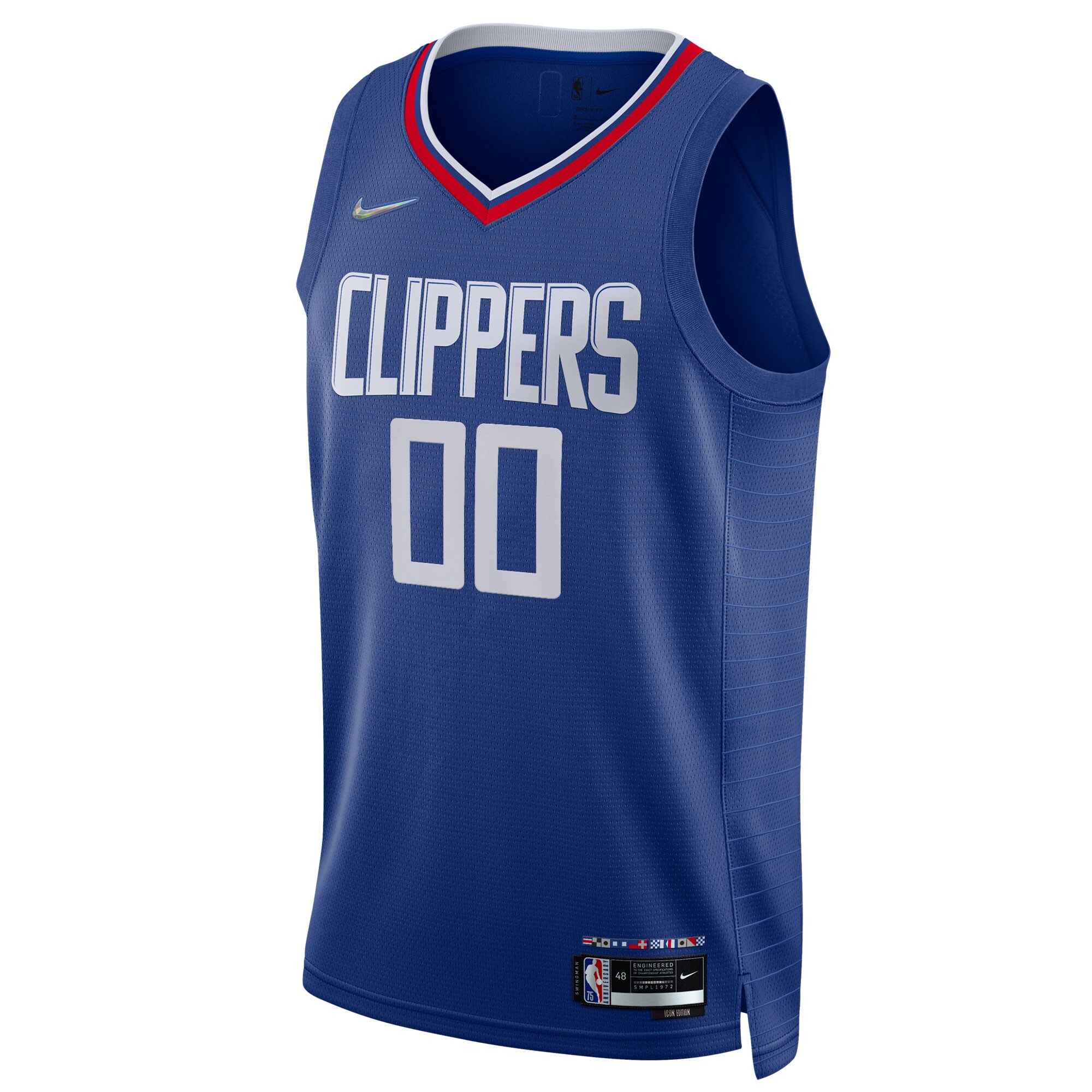 Alternative view of La Clippers 2021/22 Diamond Swingman Custom Jersey - Icon Edition - Royal