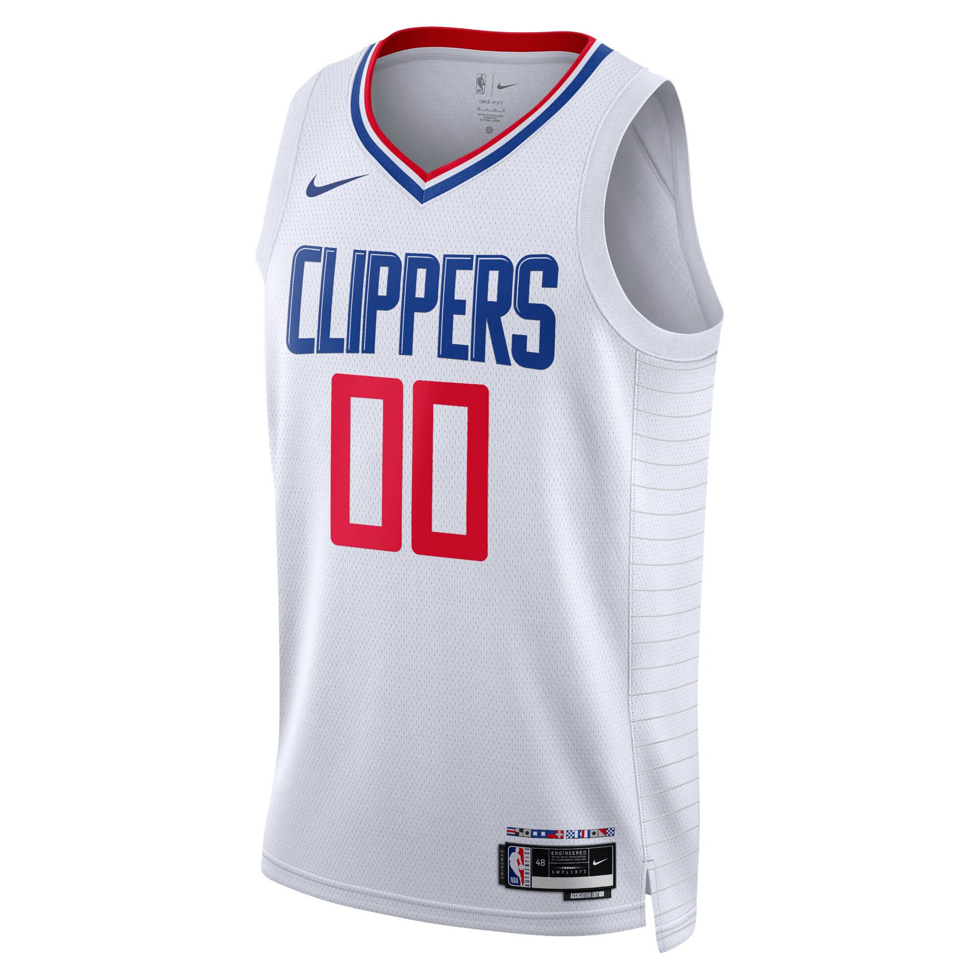 Alternative view of La Clippers Unisex Swingman Custom Jersey White - Association Edition