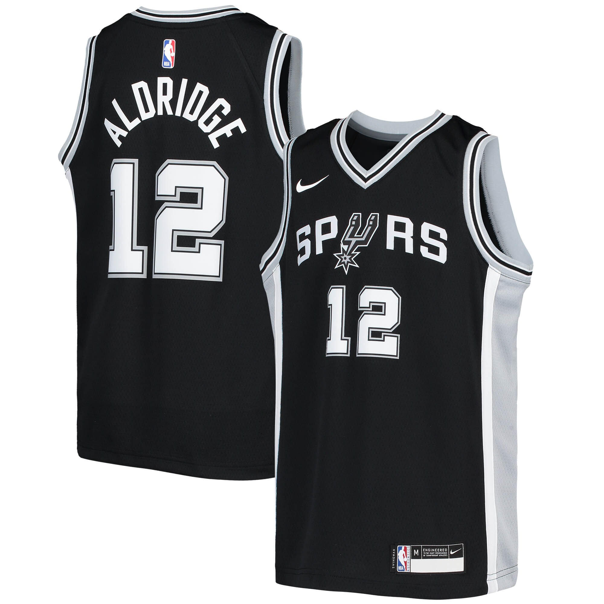 Lamarcus Aldridge San Antonio Spurs Youth Swingman Jersey - Icon Edition - Black